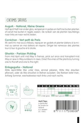 Zaden Augurken National (Kleine Groene) Hortitops - Hortitops