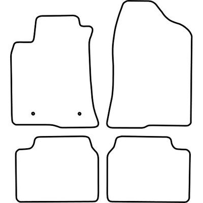 Automatten passend voor Toyota Avensis 2005-2009 TMTO531