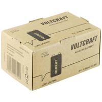 VOLTCRAFT 6LR61 9V batterij (blok) Alkaline 550 mAh 9 V 10 stuk(s) - thumbnail