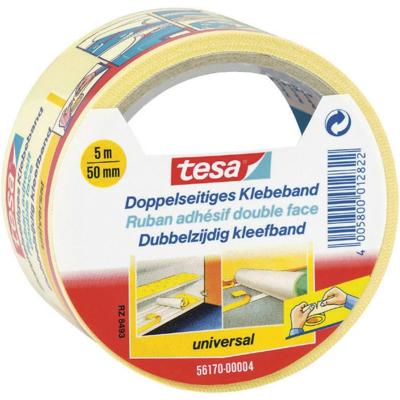 tesa UNIVERSAL 56170-00004-11 Dubbelzijdige tape Wit (l x b) 5 m x 50 mm 1 stuk(s) tesa UNIVERSAL 56170-00004-11 Dubbelzijdige tape Wit (l x b) 5 m x 50 mm 1 stuk(s)