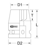 KS Tools 515.1074 515.1074 Kracht-dopsleutelinzet - thumbnail