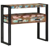 Wandtafel Multikleur 90 x 33 x 75 cm Massief Gerecycled Hout - thumbnail