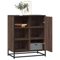 Dressoir 62x35x76 cm bewerkt hout bruin eikenkleur - thumbnail
