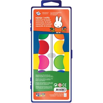 Haza Witbaard Waterverfpalet nijntje