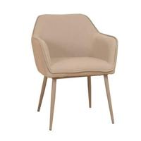 Bronx71 Scandinavische eetkamerstoel Elin taupe gerecyclede stof - - thumbnail