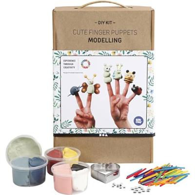 Creativ Company Schattige vingerpoppen, 1 set