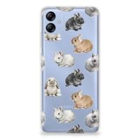 TPU Hoesje voor Samsung Galaxy A04e Konijntjes - thumbnail