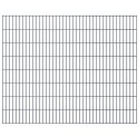 vidaXL Dubbelstaafmat 2,008x1,63 m grijs - thumbnail