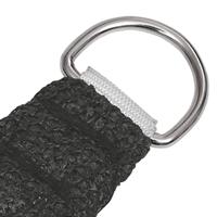 VidaXL Zonnezeil 160 g/m² 3x3 m hdpe antracietkleurig - thumbnail