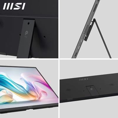 MSI PRO MP165DE LED-monitor Energielabel E (A - G) 39.6 cm (15.6 inch) 1920 x 1080 Pixel 16:9 4 ms HDMI, USB-C, Hoofdtelefoonaansluiting IPS LED