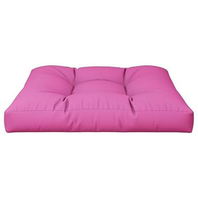 VidaXL Palletkussen 80x80x12 cm stof roze