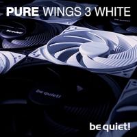 BeQuiet PURE WINGS 3 White 140mm PWM PC-ventilator Wit (b x h x d) 140 x 25 x 140 mm - thumbnail