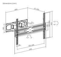 TV houder Aisens WT80TSLE-327 37" 80" 40 kg - thumbnail