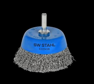 SW STAHL Sw-stahl komborstel cup brushes with 6mm shaf sw-steel d=75mm steel