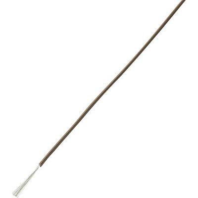 TRU COMPONENTS 1570695 Draad LiY 1 x 0.75 mm² Bruin 10 m