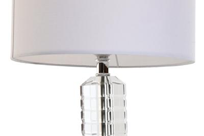 Bureaulamp Home ESPRIT Wit Kristal 50 W 220 V 25 x 25 x 42 cm