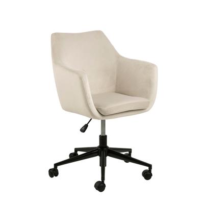 Bendt Bureaustoel 'Rikke' Velvet, kleur Zand Bendt Bureaustoel 'Rikke' Velvet, kleur Zand