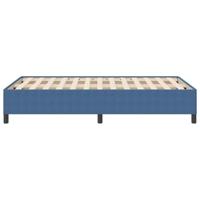 Bedframe Blauw 120 x 200 cm Katoenen stof - thumbnail