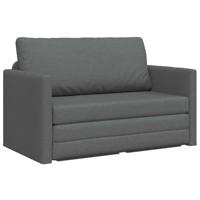 Slaapbank Donkergrijs 124 x 71 x 78 cm Stof - thumbnail