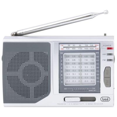 Trevi MB 728 Portable analoge zilveren radio - radio's (draagbaar, analoog, am, FM, sw, 87,5-108 MHz, 520-1620 kHz, 8,55-22,3 kHz)