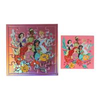 Disney Legpuzzel kaart princess kaart en envelop - thumbnail