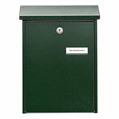 Burg Wächter DAILY 5861 GR Brievenbus Plaatstaal Groen Sleutelslot
