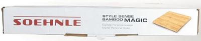 Soehnle 63880 style sense bamboo magic digitale personenweegschaal