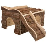 TRIXIE HUIS INEKE 2 UITGANGEN KONIJN SCHORSHOUT 50X38X25 CM - thumbnail