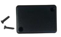 Hammond Electronics 1551FBK Euro-behuizing 50 x 35 x 15 ABS Zwart 1 stuk(s) - thumbnail