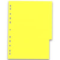 OXFORD MyColour tabbladen, formaat A4, uit gekleurde PP, 11-gaatsperforatie, 6 tabs - thumbnail