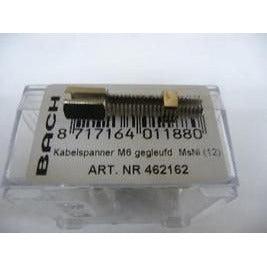 Kabelstelbout + gleuf m6 per 6 st