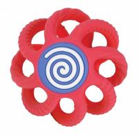 Nuby Bijtbal Inklapbaar 10,8 X 9,4 Cm Siliconen Rood - thumbnail
