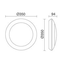 Franssen Ronde muurlampSensor - 38579 - thumbnail