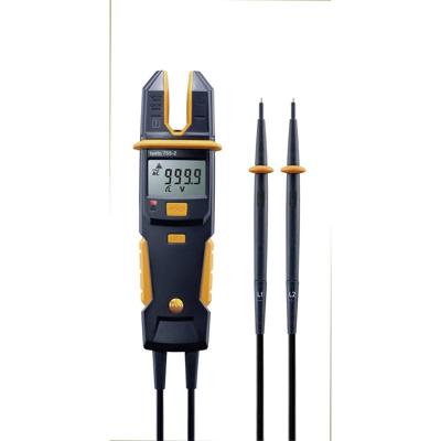 testo 755-2 Multimeter, Stroomtang Digitaal CAT IV 600 V, CAT III 1000 V Weergave (counts): 4000 testo 755-2 Multimeter, Stroomtang Digitaal CAT IV 600 V, CAT III 1000 V Weergave (counts): 4000