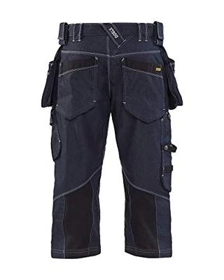 Blåkläder Short denim stretch X1900 19921141 | Marineblauw/Zwart | Maat 50 - 7330509554388