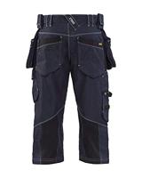 Blåkläder Short denim stretch X1900 19921141 | Marineblauw/Zwart | Maat 50 - 7330509554388 - thumbnail