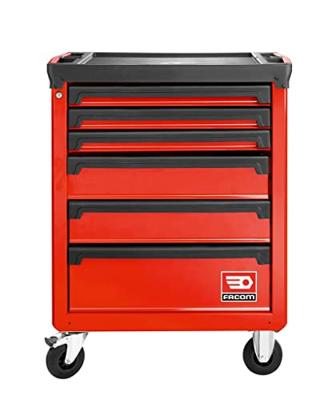 Facom Roll Gereedschapswagen 6 Laden M3 Rood - ROLL.6M3A - ROLL.6M3A Facom Roll Gereedschapswagen 6 Laden M3 Rood - ROLL.6M3A - ROLL.6M3A