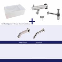 FonteinPack Inbouwkraan Rhea Keramiek 30.5x18x11 cm Chroom - thumbnail