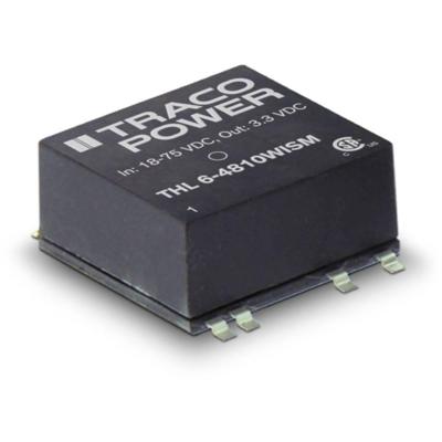 TracoPower THL 6-2415WISM DC/DC-converter, SMD 24 V/DC 24 V/DC 250 mA 6 W Aantal uitgangen: 1 x Inhoud 1 stuk(s) TracoPower THL 6-2415WISM DC/DC-converter, SMD 24 V/DC 24 V/DC 250 mA 6 W Aantal uitgangen: 1 x Inhoud 1 stuk(s)