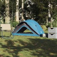 VidaXL Tent 1-persoons waterdicht blauw - thumbnail