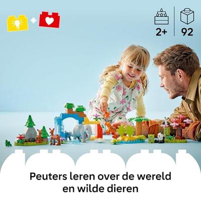 LEGO DUPLO 3-in-1 families van wilde dieren 10446
