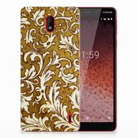 Siliconen Hoesje Nokia 1 Plus Barok Goud - thumbnail