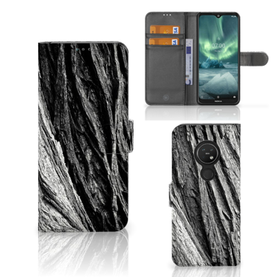 Book Style Case Nokia 7.2 | Nokia 6.2 Boomschors Grijs Book Style Case Nokia 7.2 | Nokia 6.2 Boomschors Grijs