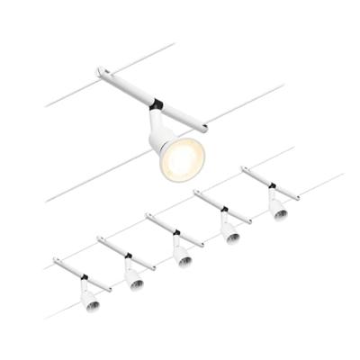 Paulmann 94458 Kabelsysteem compleet GU5.3 Wit (mat), Chroom