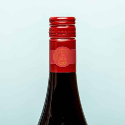 Wijnfles Kerstman bloed