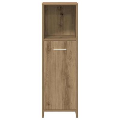 3-delige Badkamermeubelset bewerkt hout artisanaal eikenkleur
