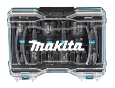 Makita Impact Black Krachtdoppenset 1/4" Zeskant | 6-delig - E-15768