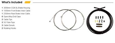 JAGWIRE Universal sport brake kit - purple
