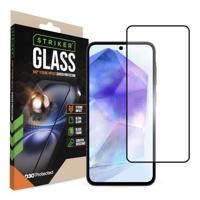 Striker D3O Xtreme Impact Glass Screen Protector - Black Frame - Samsung Galaxy A35 5G/A36 5G/A55 5G/A56 5G/S24 FE 5G - thumbnail