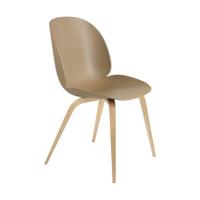 Gubi Beetle eetkamerstoel naturel eiken Pebble Brown - thumbnail